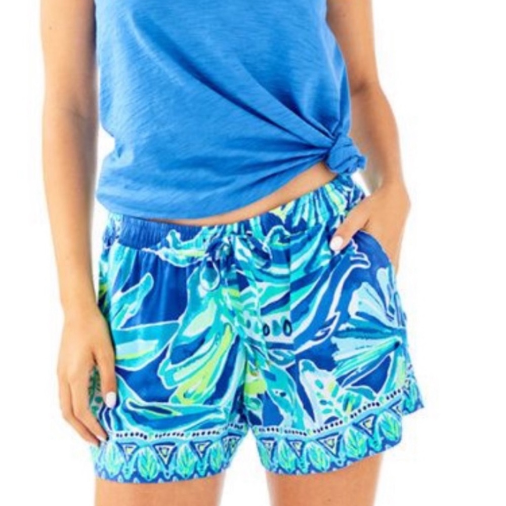 Lilly Pulitzer Katie blue shorts